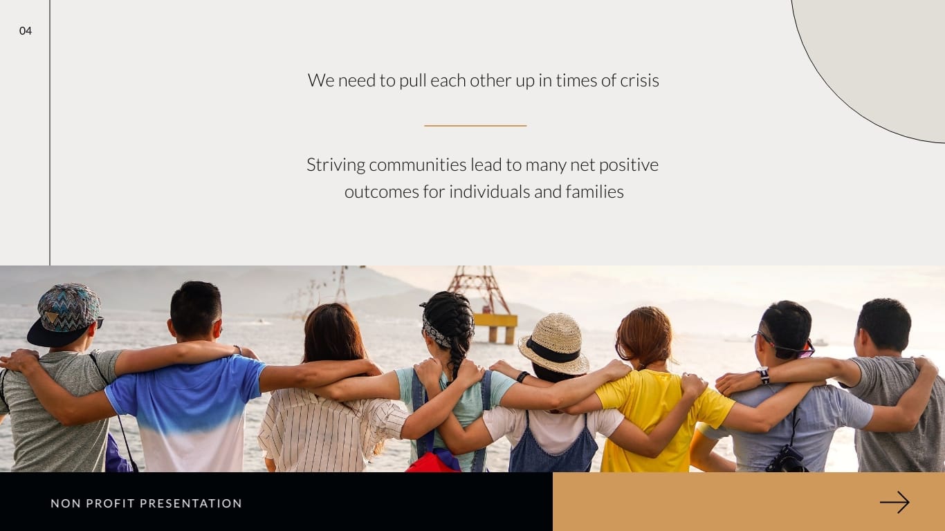 Shelter Homes Non Profit Presentation Template - Slide 4 Shelter Homes Non Profit Presentation Template - Slide 4