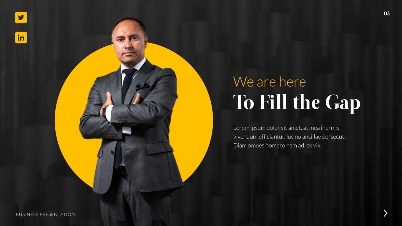 Sleek Business Agency Presentation Template - Slide 3 Sleek Business Agency Presentation Template - Slide 3