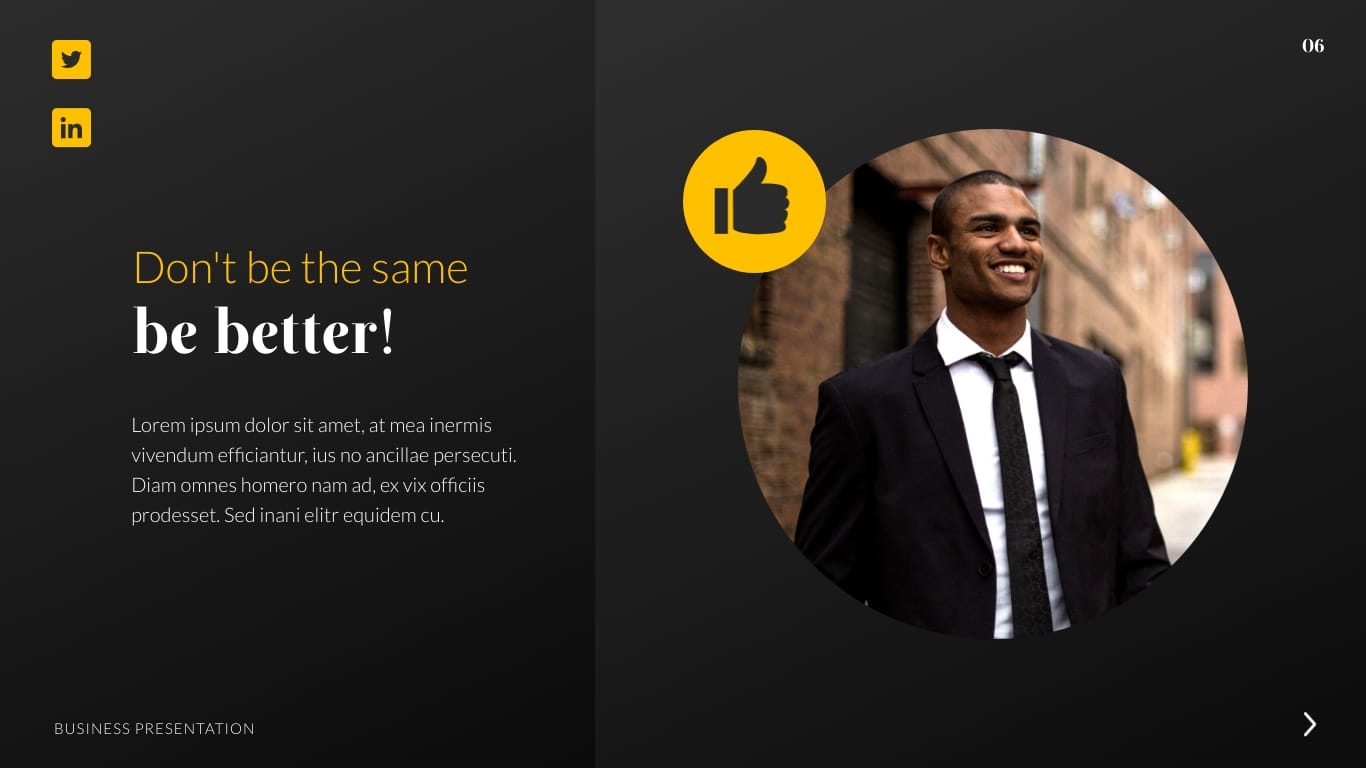 Sleek Business Agency Presentation Template - Slide 6 Sleek Business Agency Presentation Template - Slide 6