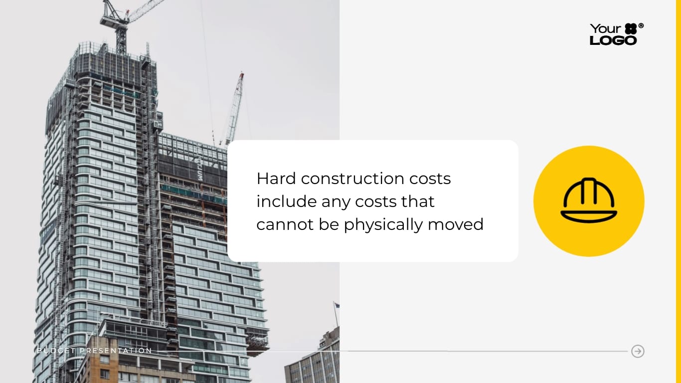 Sleek Construction Budget Presentation Template - Slide 16 Sleek Construction Budget Presentation Template - Slide 16