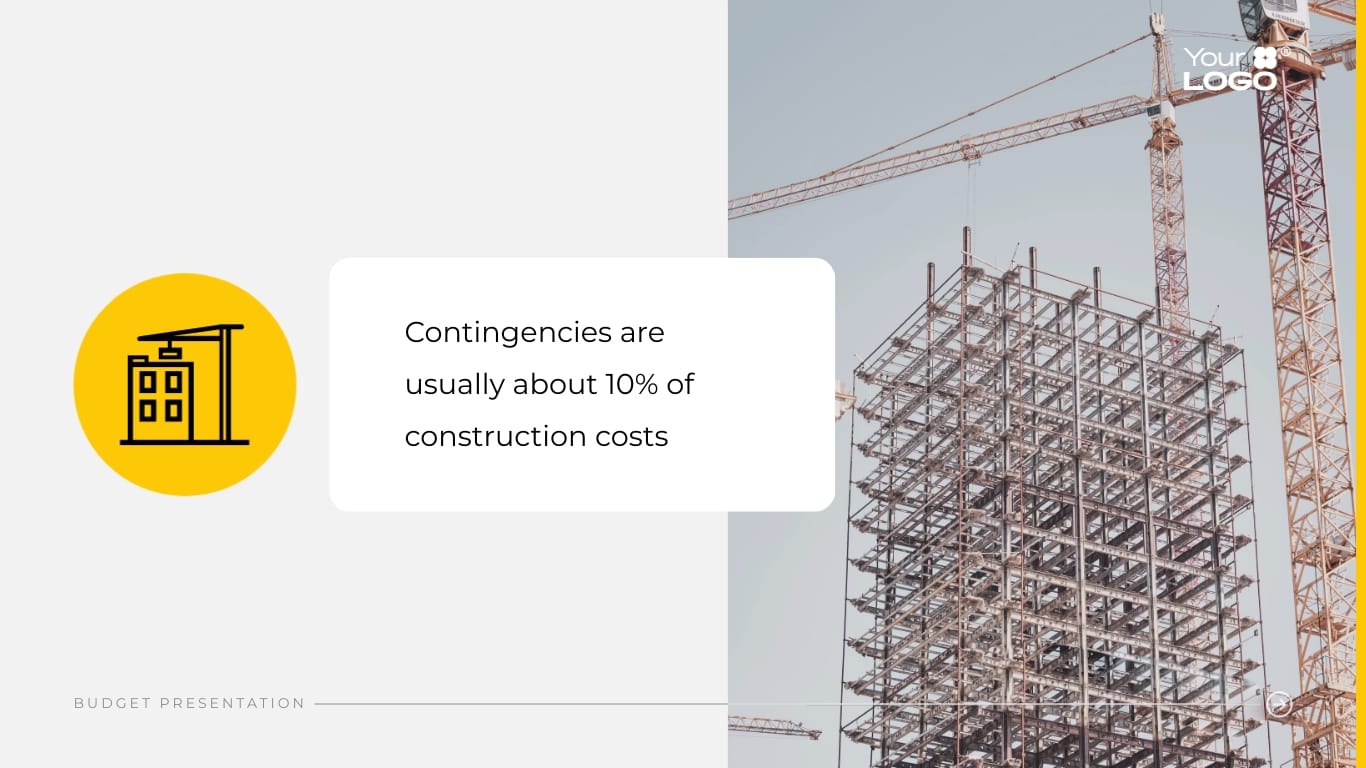 Sleek Construction Budget Presentation Template - Slide 17 Sleek Construction Budget Presentation Template - Slide 17
