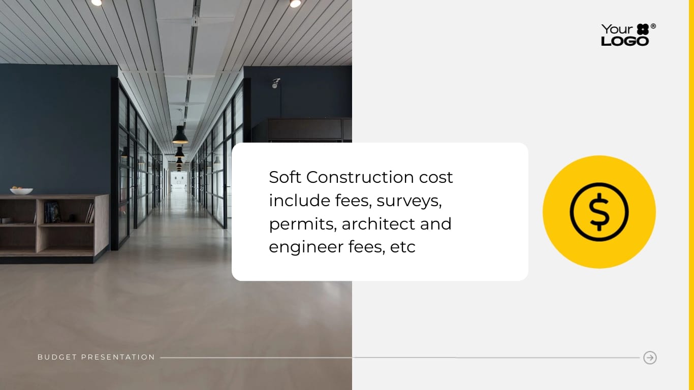 Sleek Construction Budget Presentation Template - Slide 18 Sleek Construction Budget Presentation Template - Slide 18