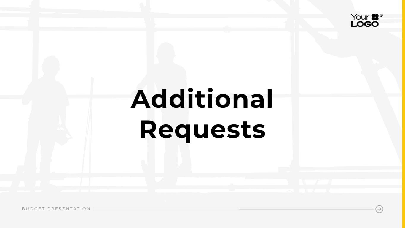 Sleek Construction Budget Presentation Template - Slide 4 Sleek Construction Budget Presentation Template - Slide 4