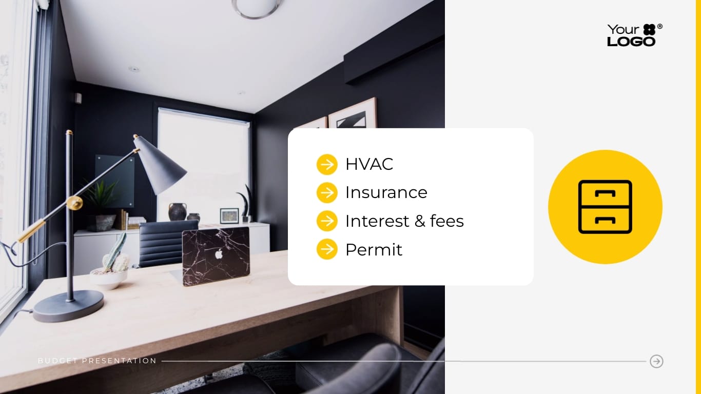 Sleek Construction Budget Presentation Template - Slide 8 Sleek Construction Budget Presentation Template - Slide 8