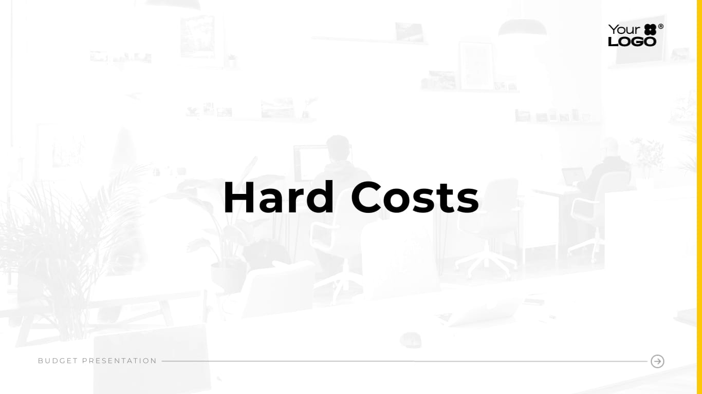 Sleek Construction Budget Presentation Template - Slide 9 Sleek Construction Budget Presentation Template - Slide 9