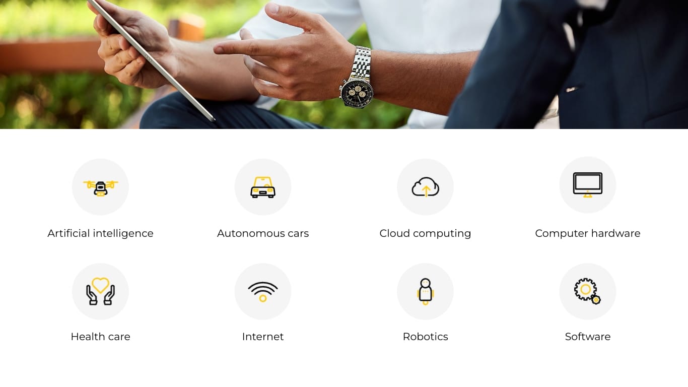 Sleek Finance Industry Presentation Template - Slide 9 Sleek Finance Industry Presentation Template - Slide 9