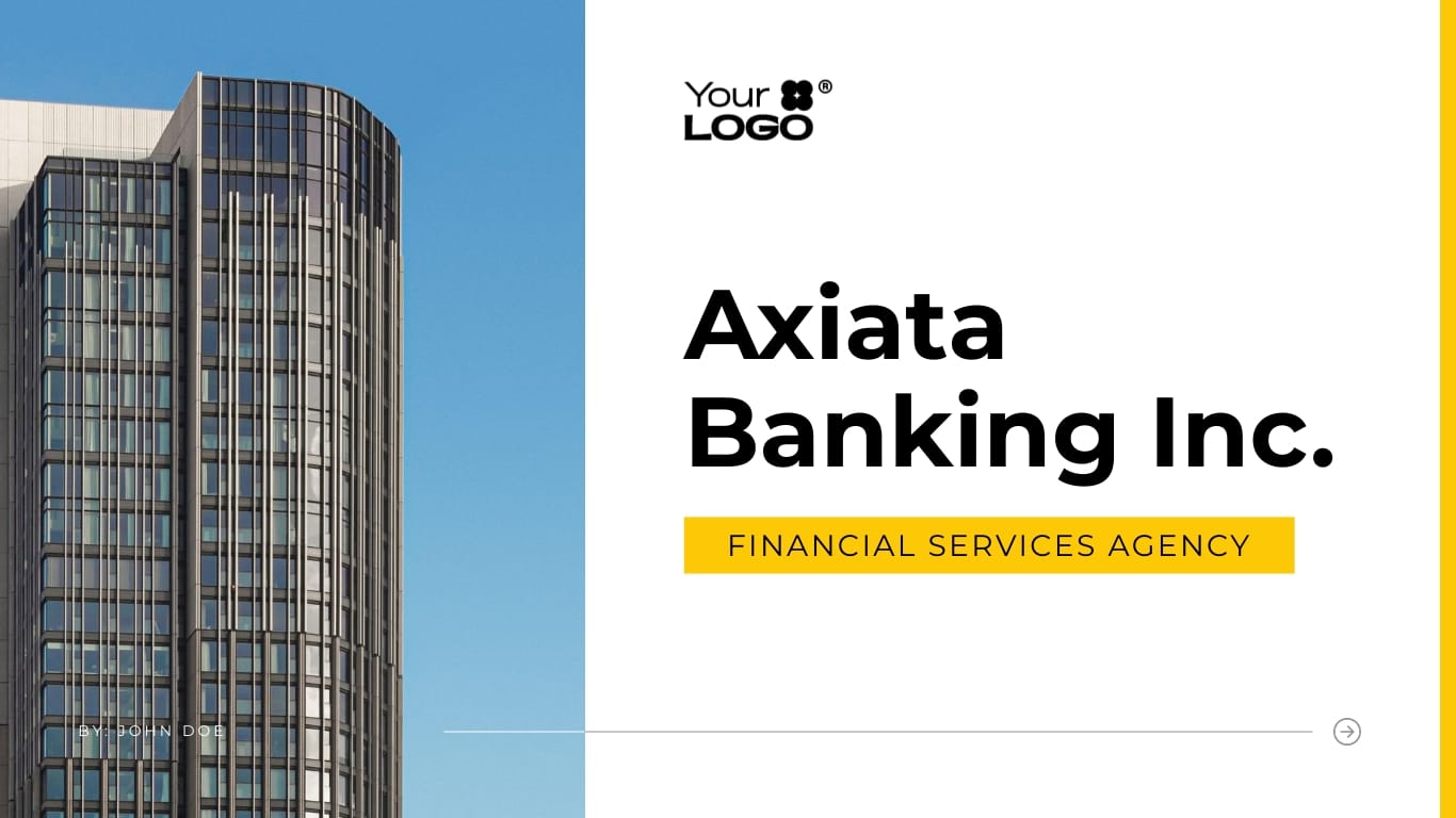 Sleek Financial Services Agency Presentation Template