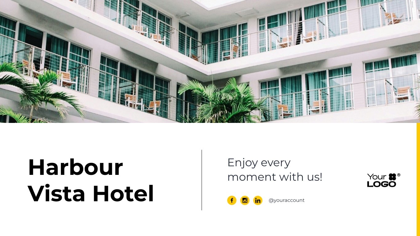 Sleek Hotel Event Management Presentation Template