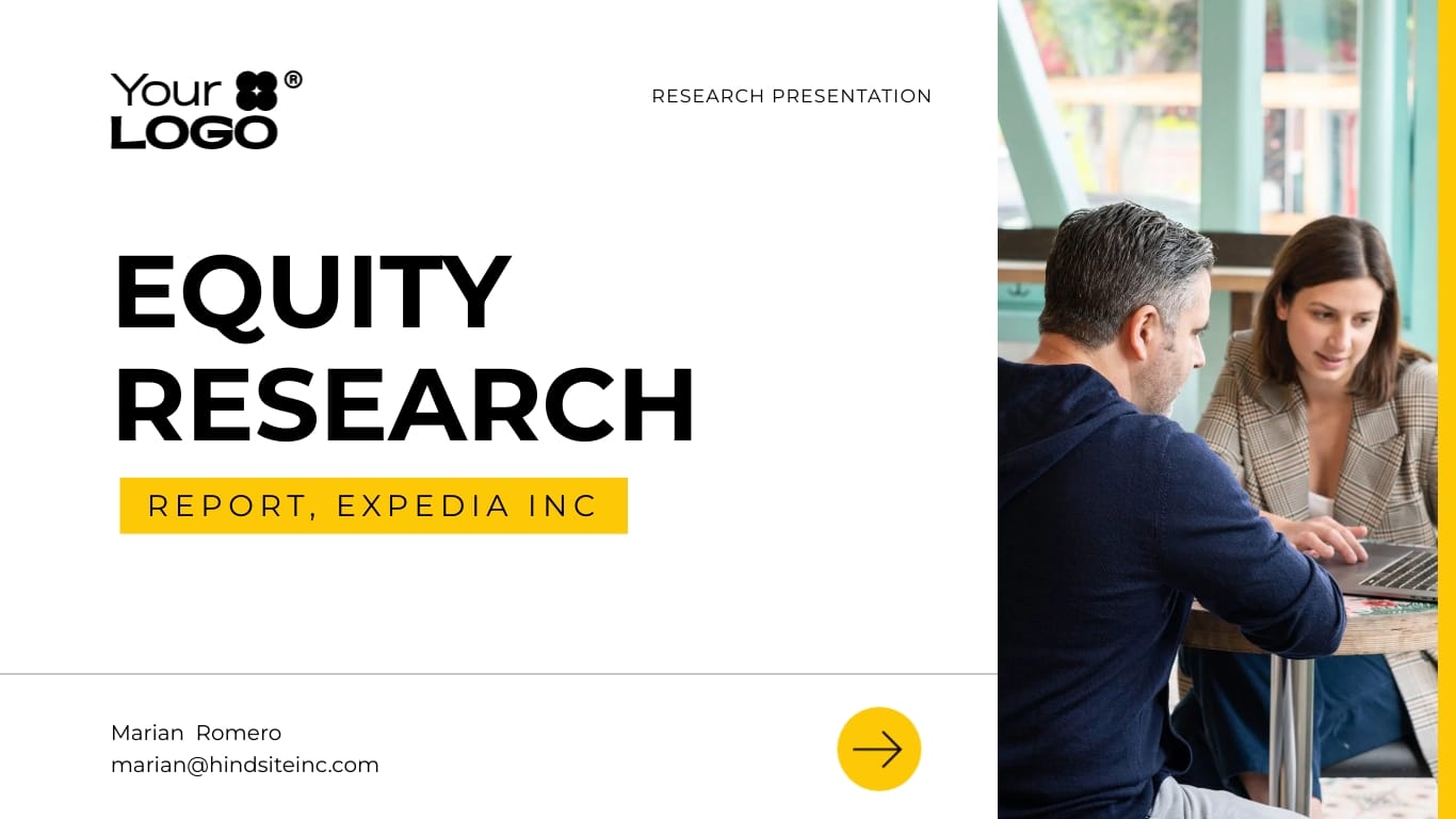 Sleek Investment Research Presentation Template