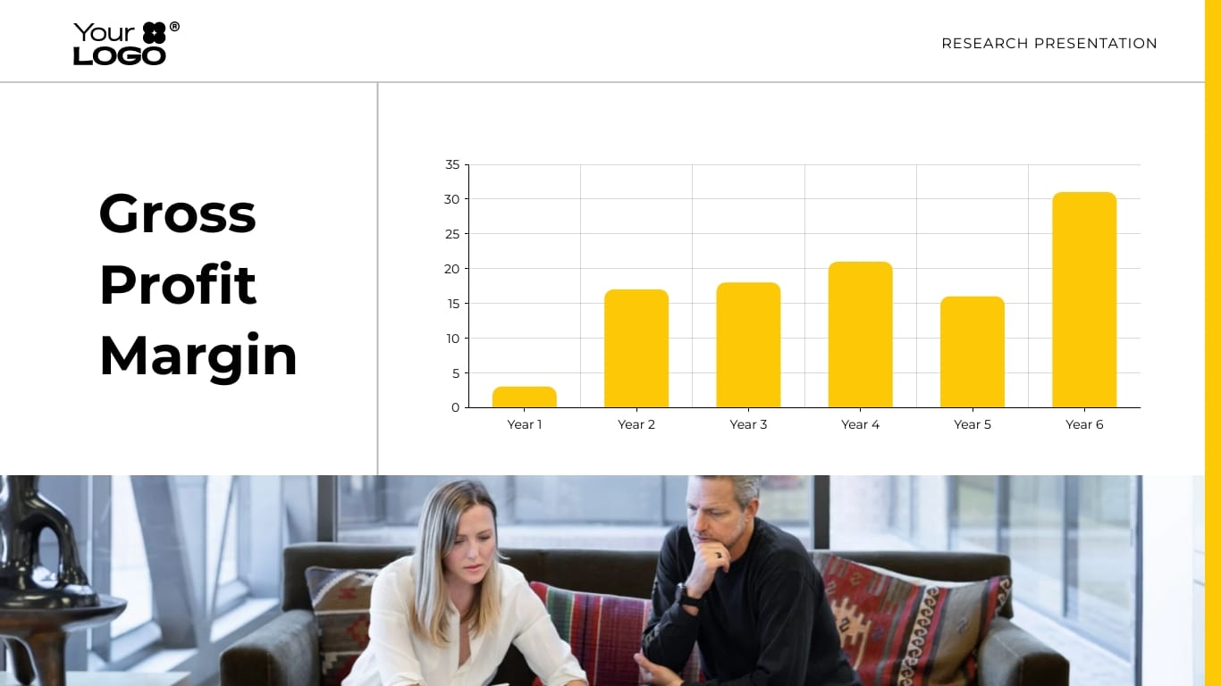 Sleek Investment Research Presentation Template - Slide 13 Sleek Investment Research Presentation Template - Slide 13