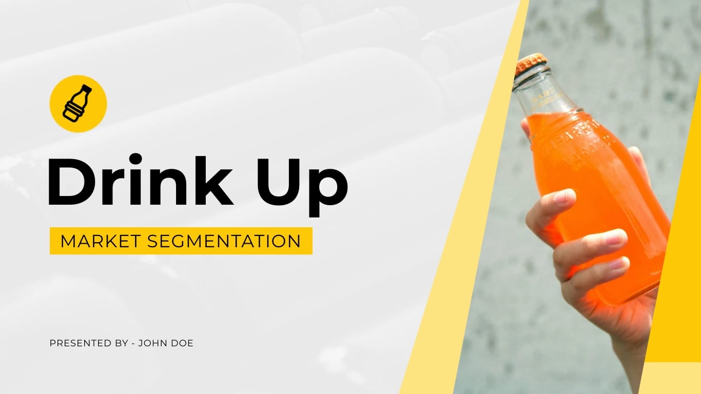 Sleek Market Segmentation Presentation Template