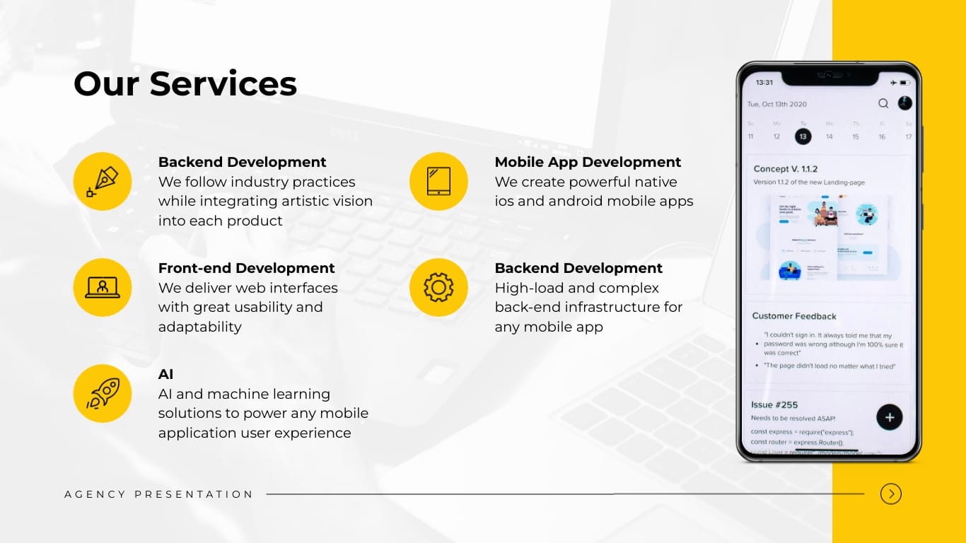 Mobile App Presentation Template | Visme