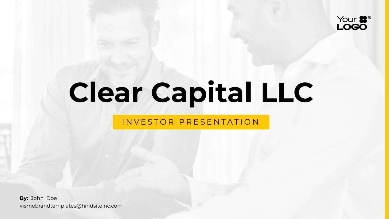 Sleek Real Estate Investment Presentation Template