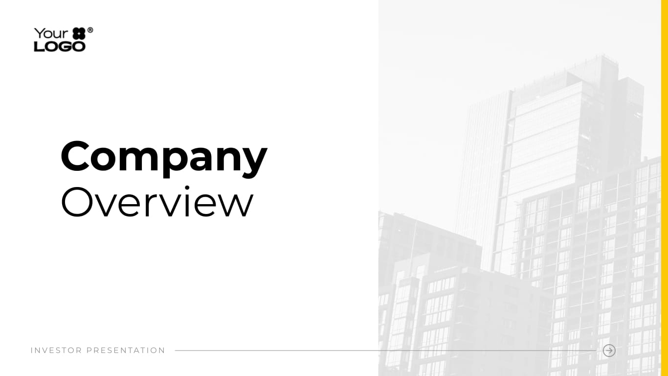 Sleek Real Estate Investment Presentation Template - Slide 2 Sleek Real Estate Investment Presentation Template - Slide 2