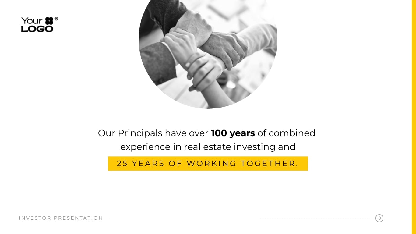 Sleek Real Estate Investment Presentation Template - Slide 4 Sleek Real Estate Investment Presentation Template - Slide 4