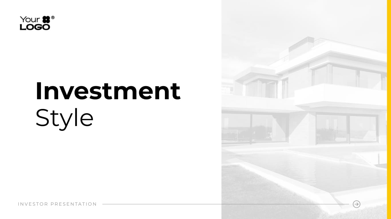 Sleek Real Estate Investment Presentation Template - Slide 8 Sleek Real Estate Investment Presentation Template - Slide 8