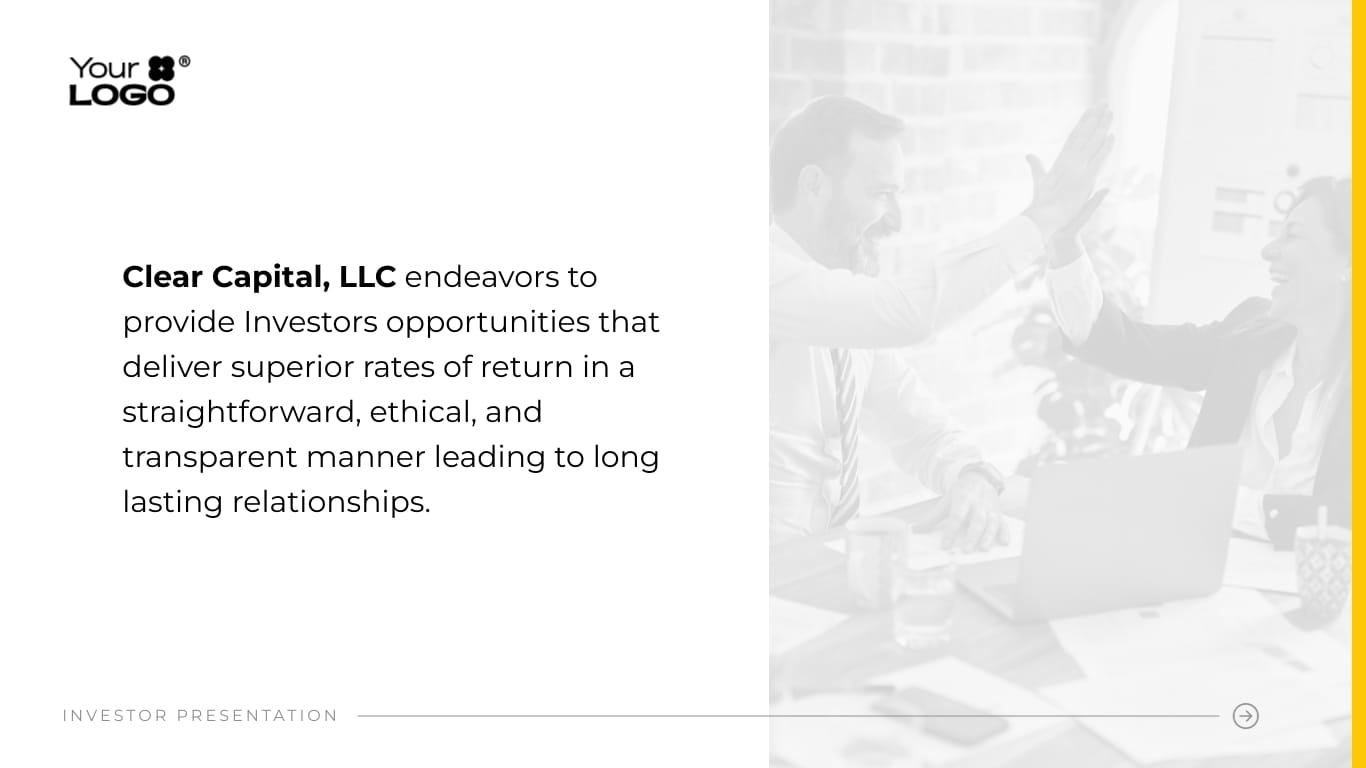 Sleek Real Estate Investment Presentation Template - Slide 9 Sleek Real Estate Investment Presentation Template - Slide 9