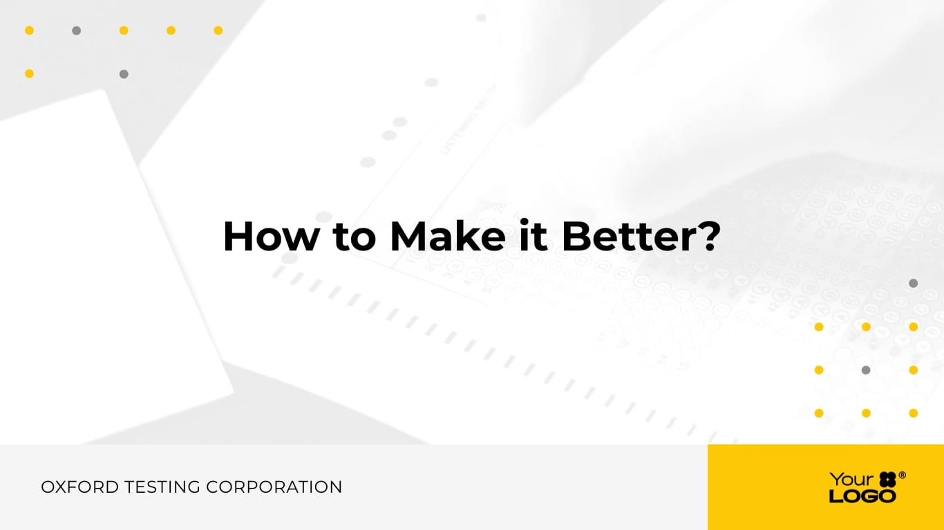 Sleek Standardized Testing Presentation Template - Slide 10 Sleek Standardized Testing Presentation Template - Slide 10