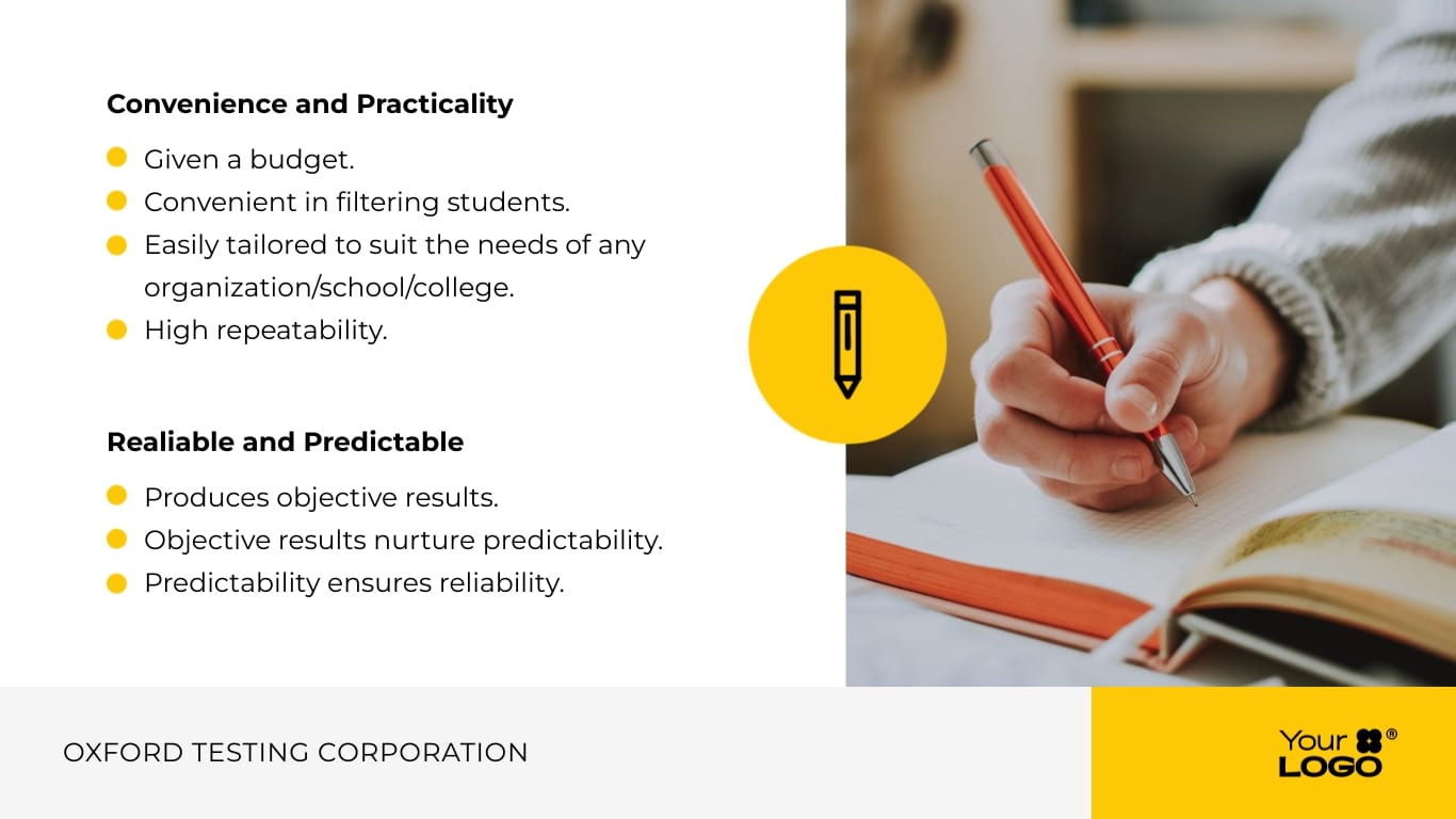 Sleek Standardized Testing Presentation Template - Slide 5 Sleek Standardized Testing Presentation Template - Slide 5