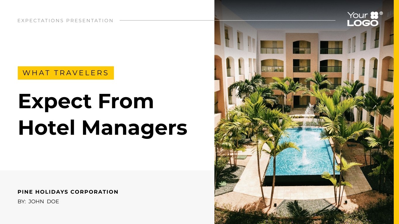 Sleek Traveler Expectations Presentation Template