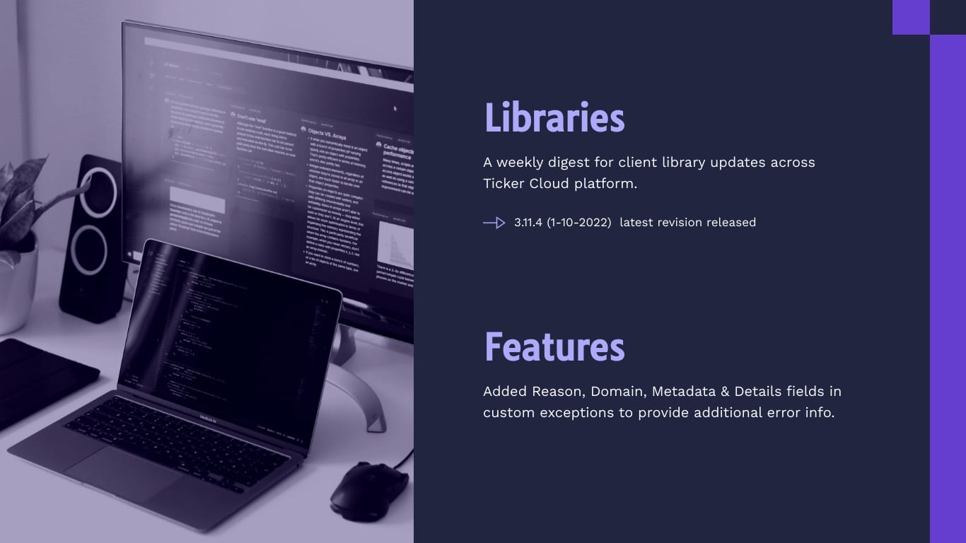 Storage Service Release Notes Presentation Template | Visme