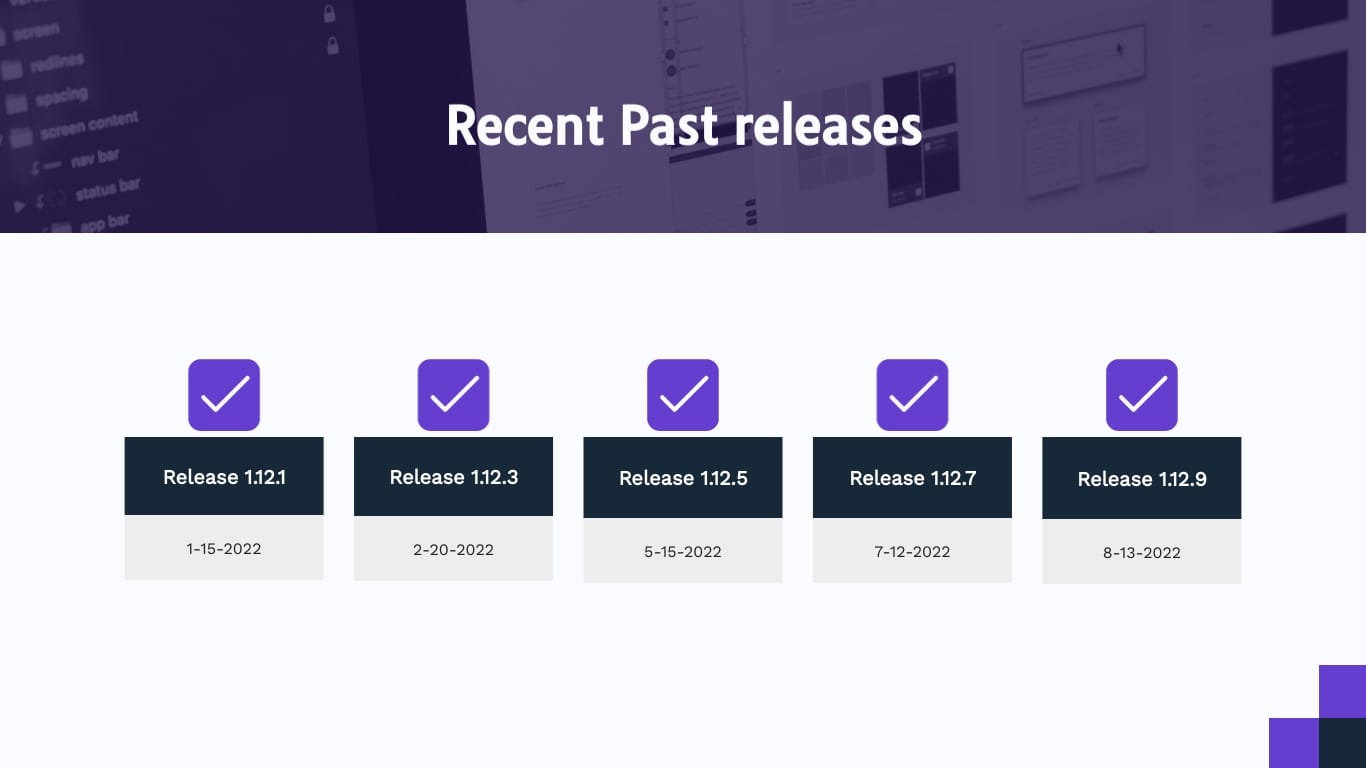 Storage Service Release Notes Presentation Template | Visme