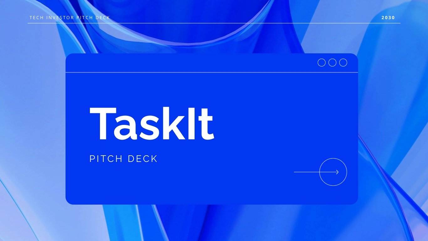 Tech Investor Pitch Deck Template