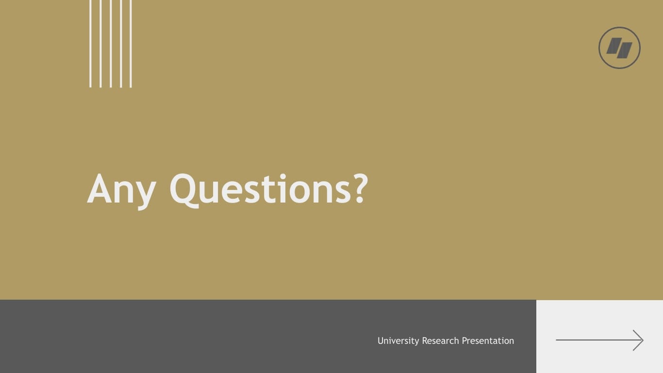 University Research Presentation Template - Slide 20 University Research Presentation Template - Slide 20