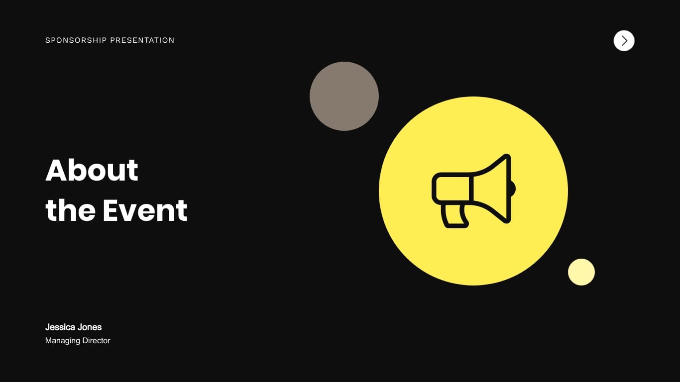 Virtual Event Sponsorship Packages Presentation Template | Visme