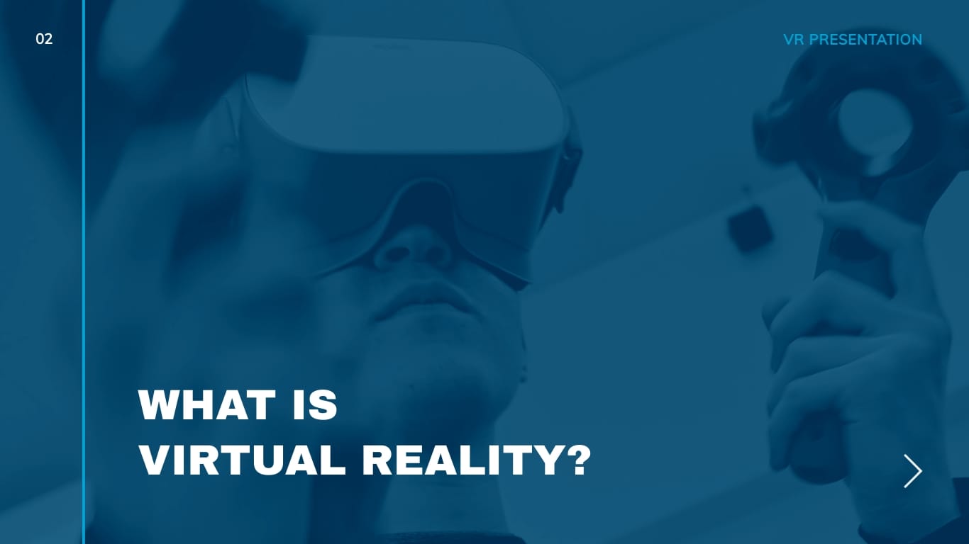 Virtual Reality Presentation Modern Template - Slide 2 Virtual Reality Presentation Modern Template - Slide 2