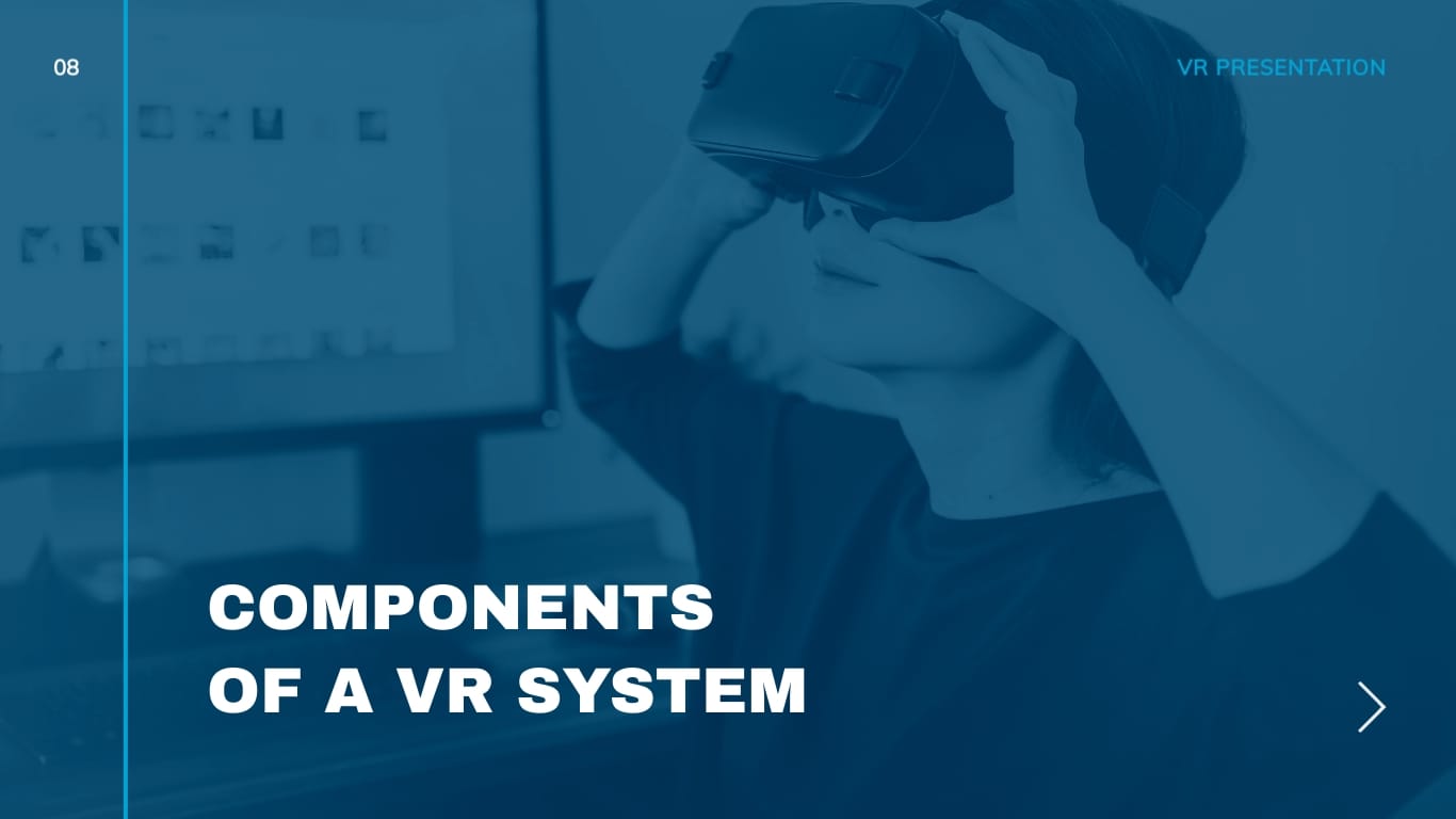 Virtual Reality Presentation Modern Template - Slide 8 Virtual Reality Presentation Modern Template - Slide 8