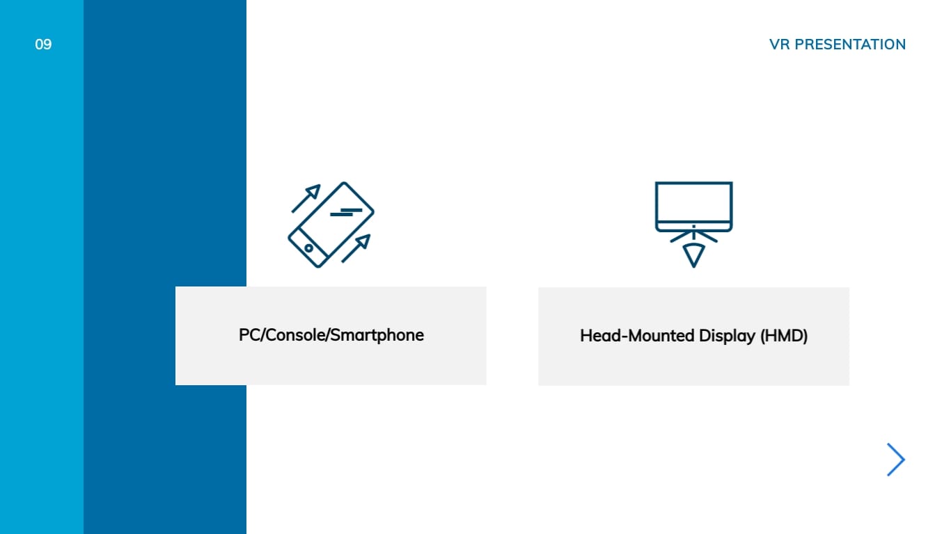 Virtual Reality Presentation Modern Template - Slide 9 Virtual Reality Presentation Modern Template - Slide 9