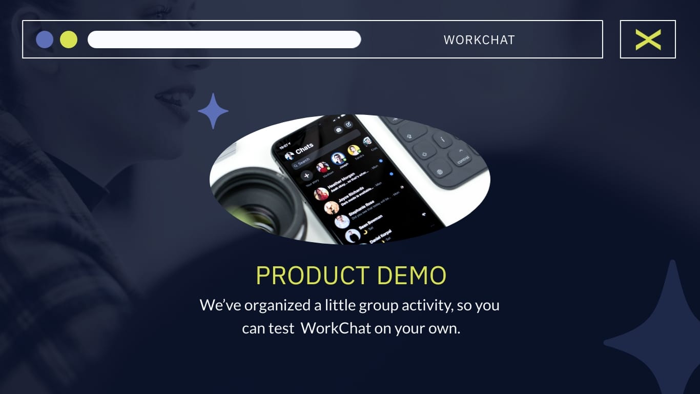 WorkChat Software Presentation Template - Slide 12 WorkChat Software Presentation Template - Slide 12