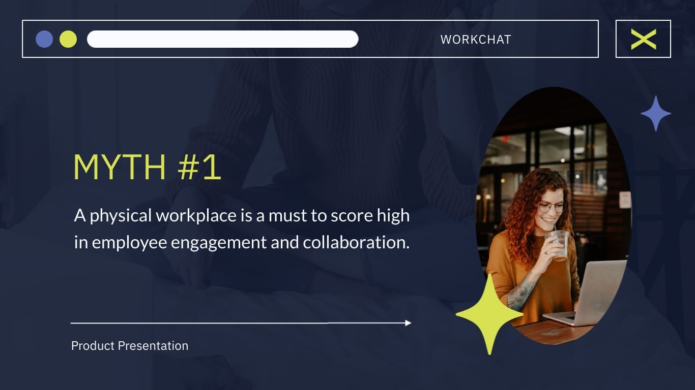 WorkChat Software Presentation Template - Slide 4 WorkChat Software Presentation Template - Slide 4