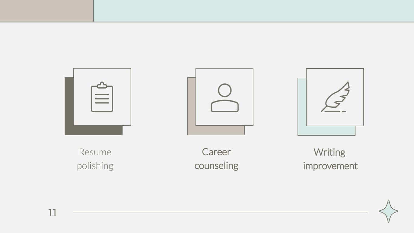 Writing Portfolio Product Presentation Template - Slide 11 Writing Portfolio Product Presentation Template - Slide 11
