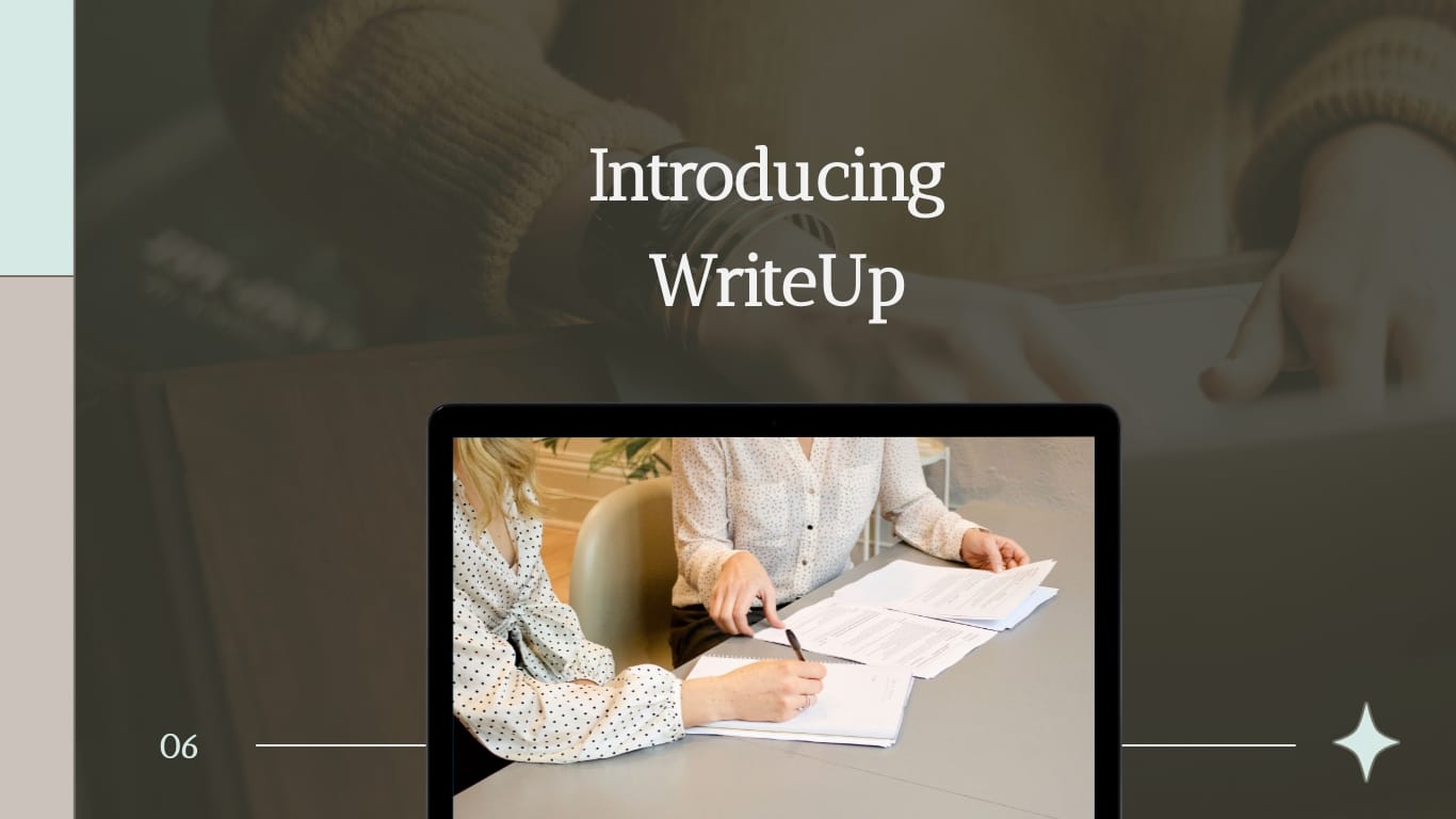 Writing Portfolio Product Presentation Template - Slide 6 Writing Portfolio Product Presentation Template - Slide 6