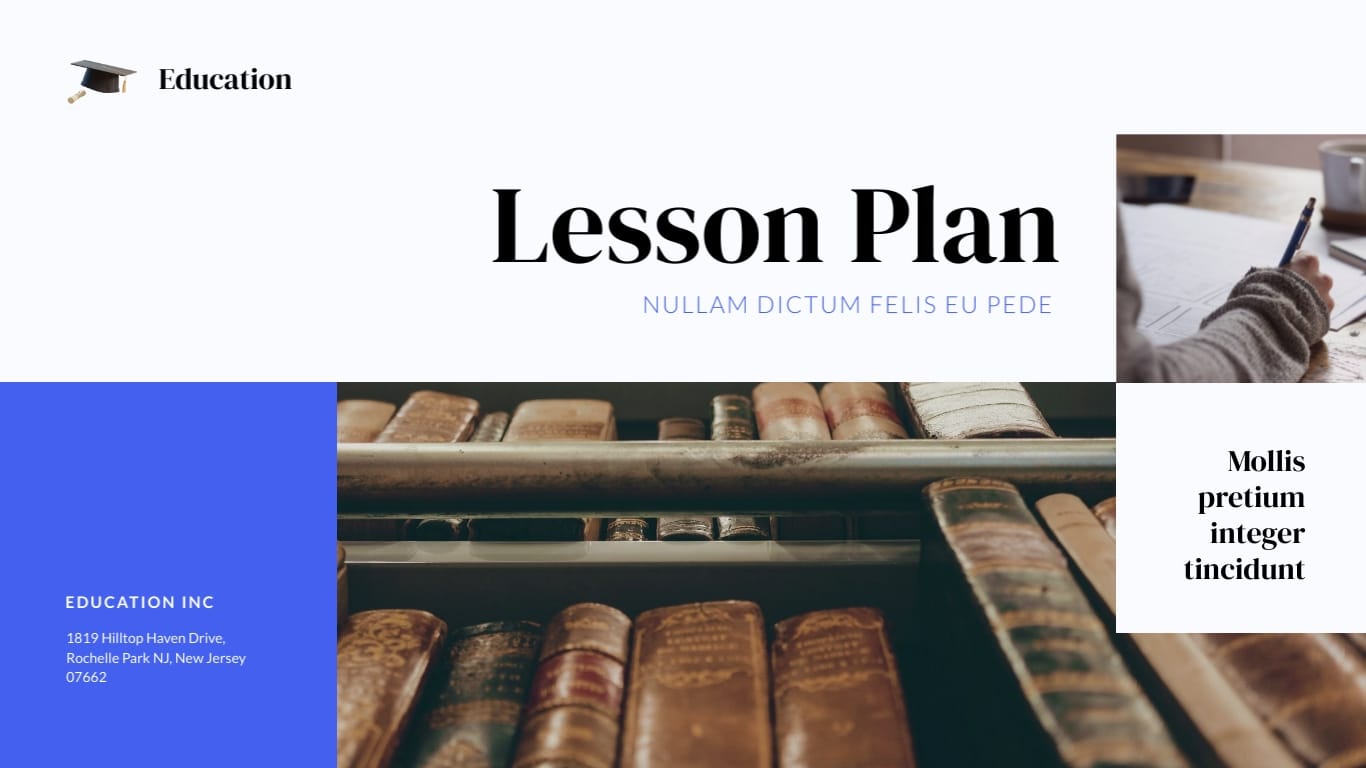 Lesson Plan Presentation Template