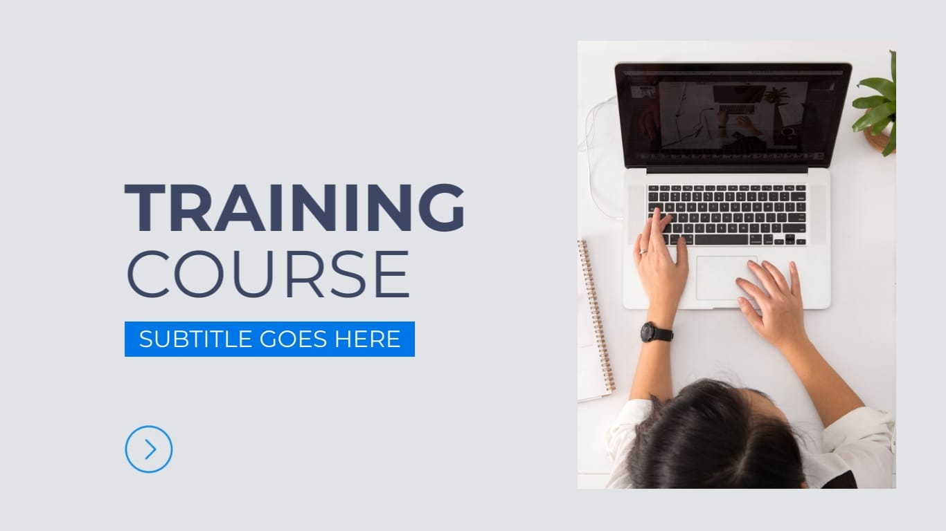 Training Course Presentation Template